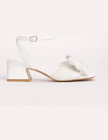 Flare Heeled Sandals Wide