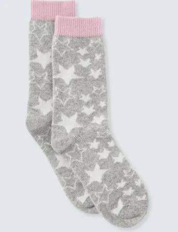 Dear Denier Ellen Recycled Wool Cashmere Blend Fairisle Socks