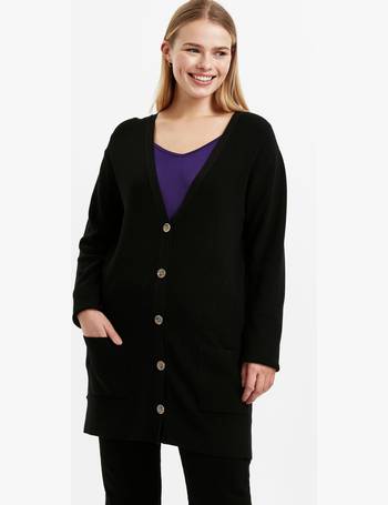 evans black cardigan