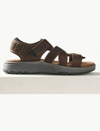 m&s mens leather sandals