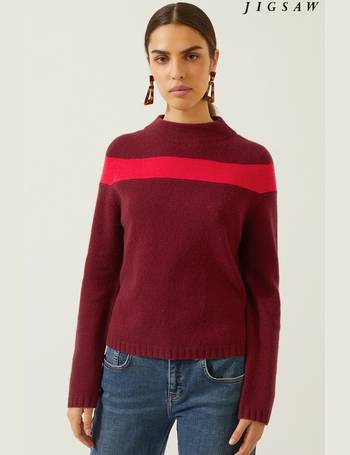 Jigsaw red outlet jumper