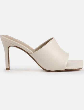 Missguided white clearance mules