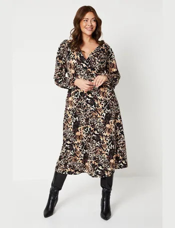 Debenhams leopard best sale print dress