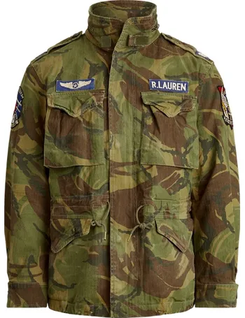 ralph lauren camo field jacket