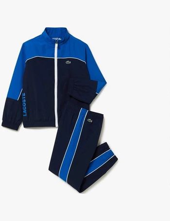 Kids lacoste clearance tracksuit