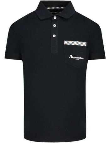 Shop Aquascutum Men s Check Polo Shirts up to 70 Off DealDoodle