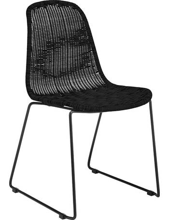 habitat mickey synthetic rattan dining chair