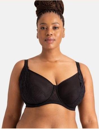 Dorina 2 Pack Black Lace and Pink Mesh Underwired Bras