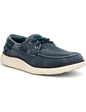 skechers men's slip on boat shoes