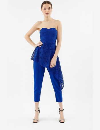 coast purple marty lace jumpsuit