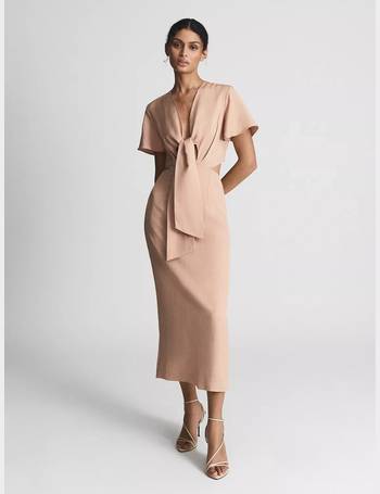 Shop Reiss Womens Midi Dresses With Sleeves up to 65% Off | DealDoodle