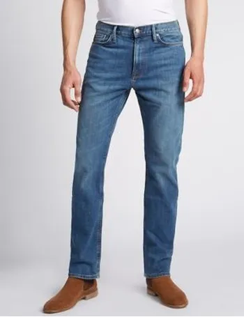 m&s mens jeans blue harbour