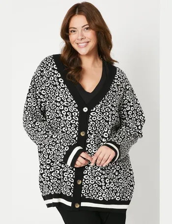 Animal print store cardigan debenhams