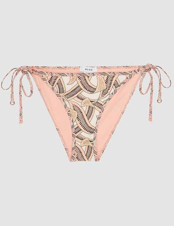 REISS Mahina Multi Floral Printed Cut Out Swimsuit in Multi