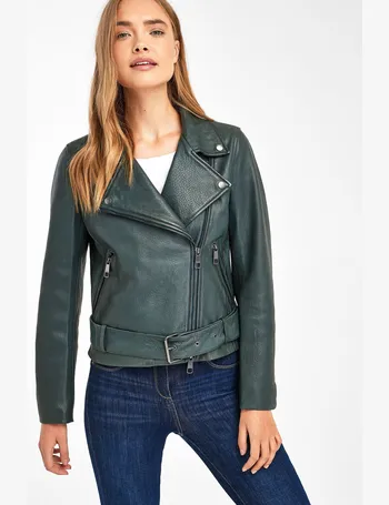 next green leather jacket