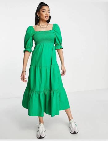 Stradivarius clearance green dress