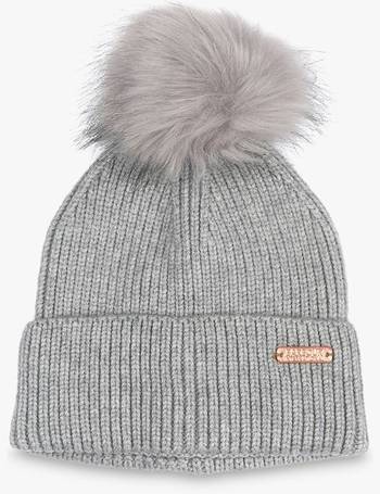 barbour ashridge beanie grey