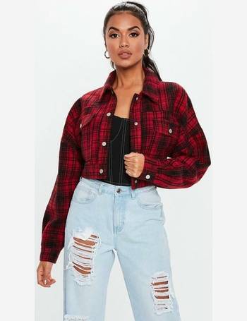 missguided red jacket