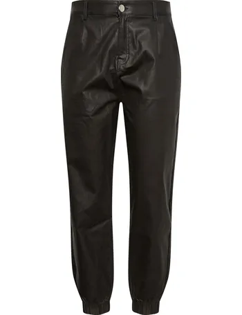 YOURS Curve Black Cuffed Cargo Trousers