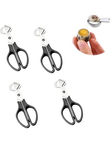 Quail Egg Cutter Scissors,stainless Steel Egg Shell Cutters Separator,small Egg  Scissors,kitchen Tool Egg Shell Opener For Home, Restaurant(2pcs -z