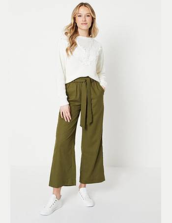 Debenhams petite clearance linen trousers