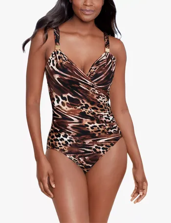 Miraclesuit Network News Minx One Shoulder One Piece Swimsuit