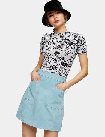 suede skirt topshop