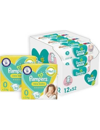 Pampers Baby-Dry Nappy Pants Size 4 Nappies Carry Pack x23