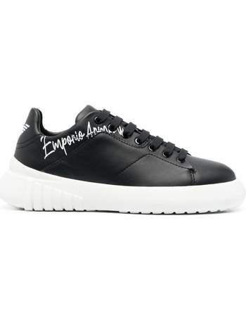Ea7 Emporio Armani logo-print low-top Sneakers - Farfetch