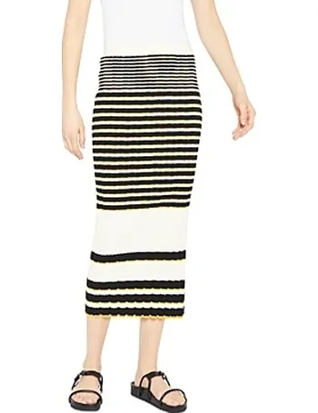 theory twisted rib skirt