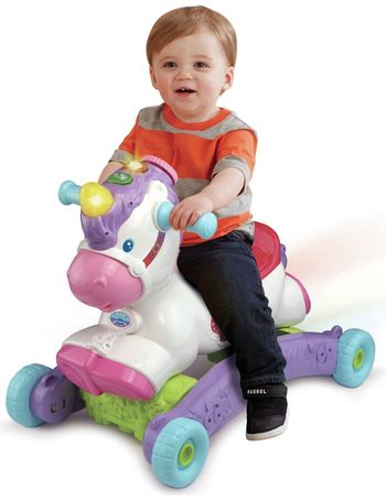 argos unicorn ride on