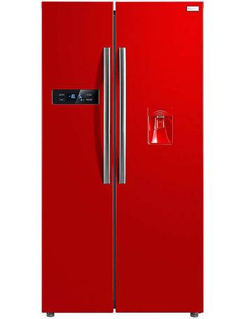 russell hobbs red fridge freezer