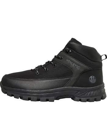 Henleys mens oakland boots black sale