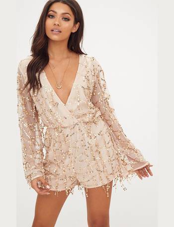 Shop Pretty Little Thing Sequin Playsuits for Women up to 85% Off