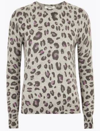 Cashmere Audrey Sweater - Leopard