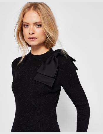 ted baker bow shoulder jumper