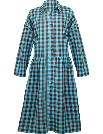 Bamby Tiered Midi Shirt Dress – Bande Studio