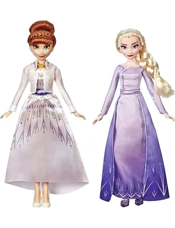 disney frozen 2 singing sisters dolls 2 pack