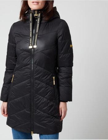 barbour portimao quilted coat