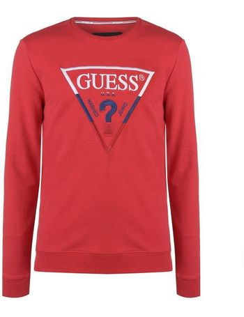 guess multi script sweatshirt