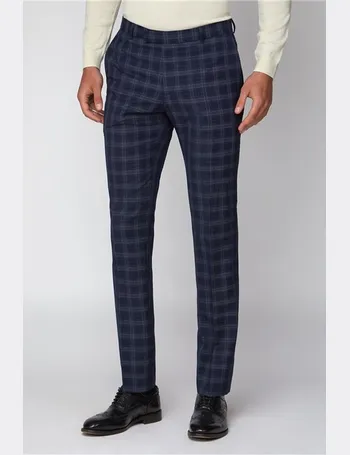 Shop Limehaus Men's Blue Check Suits up to 80% Off