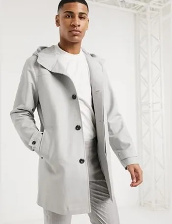 light grey mac coat