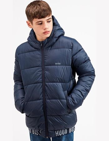 hugo boss puffer jacket junior