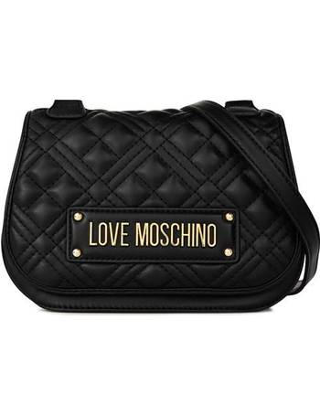 Love Moschino Small Diamond Quilt Black Grab Bag