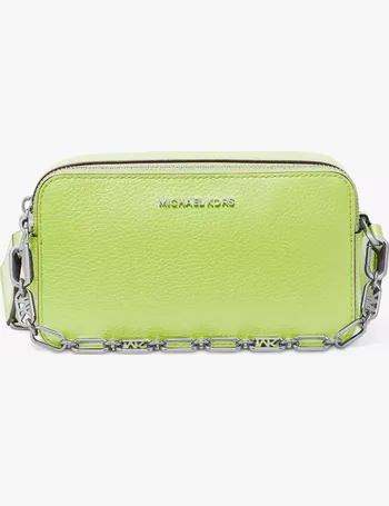 Jet Set Small Pebbled Leather Double-Zip Camera Bag