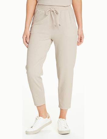 Cream Slim Fit Cuffed Joggers - Matalan