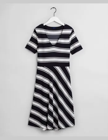 gant stripe hoodie dress