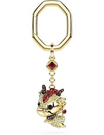 Disney Mickey Mouse key ring, White, Rhodium plated