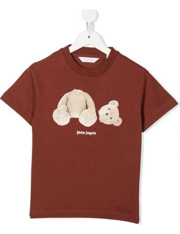 Shop PALM ANGELS Boy's Cotton T-shirts up to 50% Off