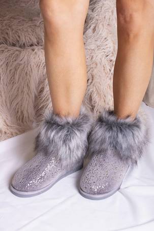 Debenhams ladies shop slipper boots